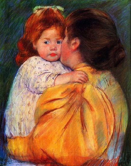 Mary Cassatt Maternal Kiss